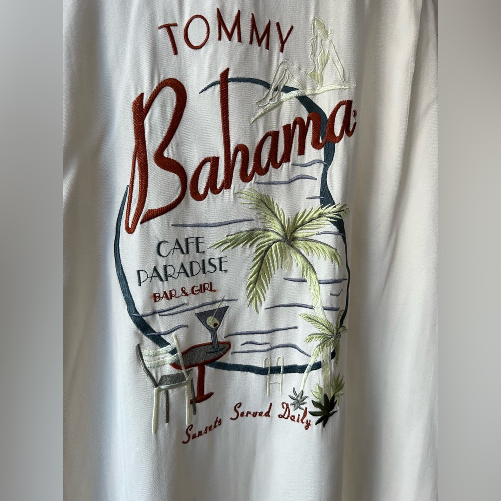 Tommy Bahama Button Down 100% Silk Shirt XXL